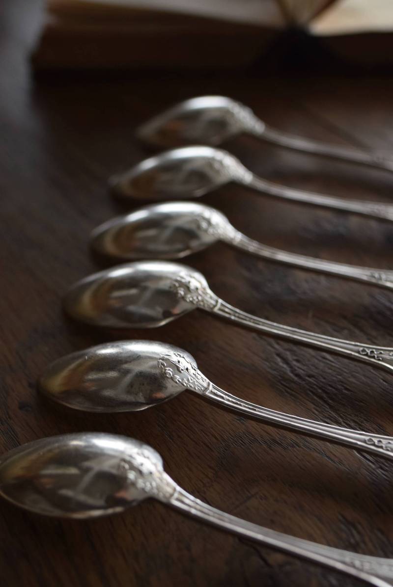 ティースプーン6本セット Ravinet & Cie フランスアンティーク雑貨