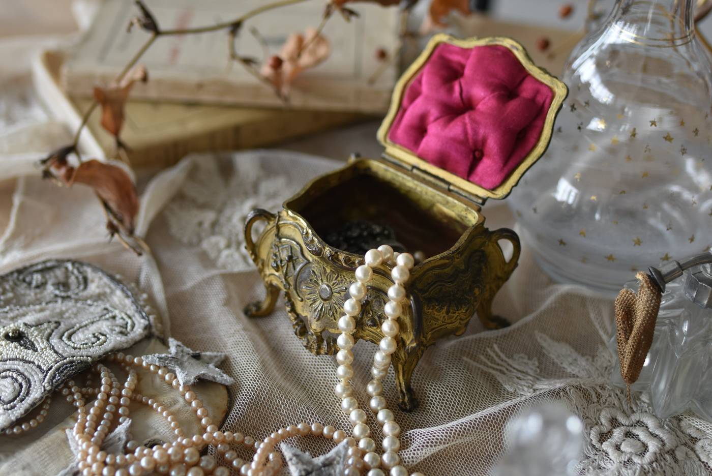 ジュエリーボックス.15 フランス アンティーク 宝石箱