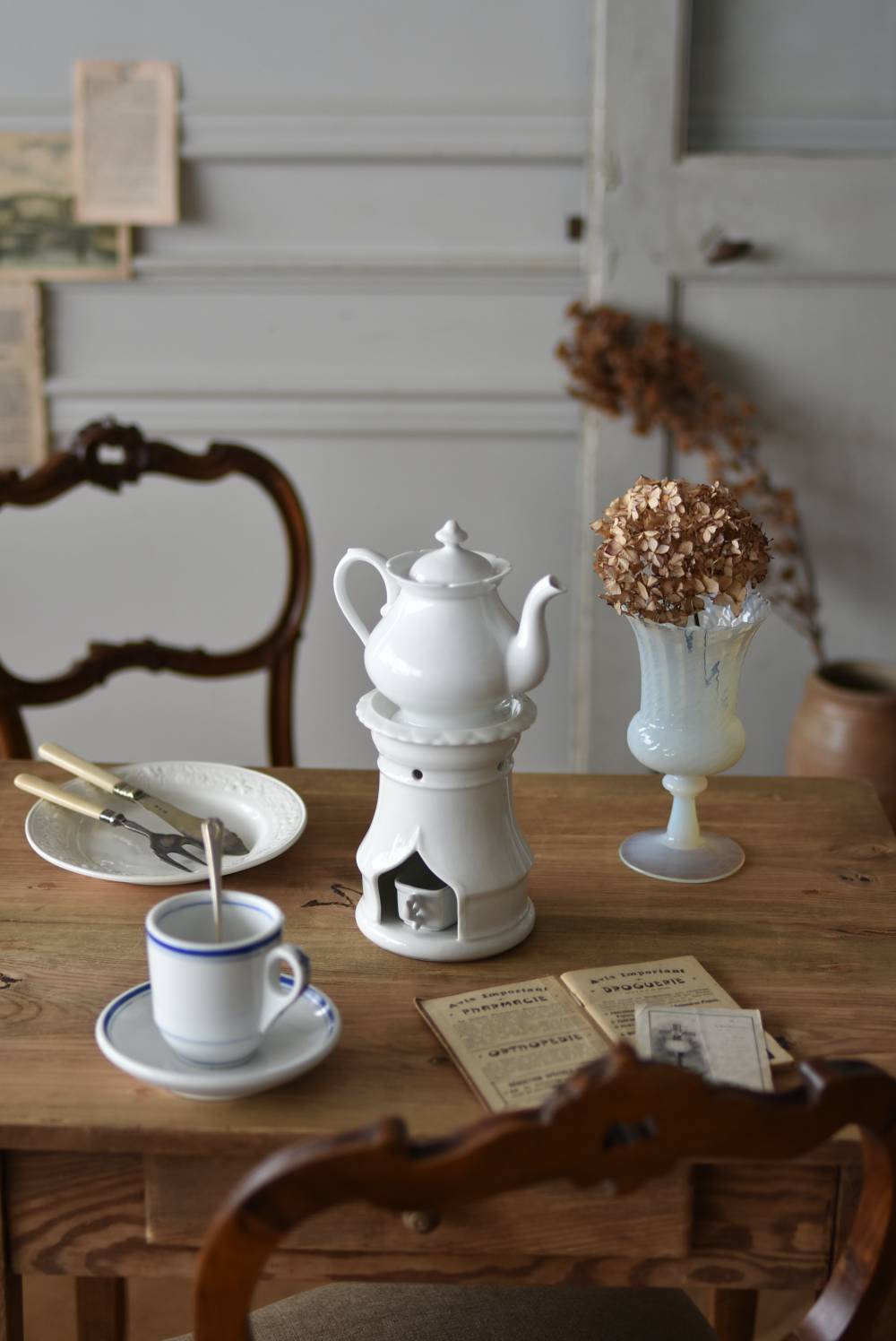 ティザニエール.9 フランス アンティーク食器 テーブルウェア