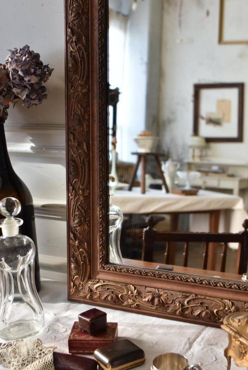 フランスアンティークインテリア アンティークミラー.57 ルイ