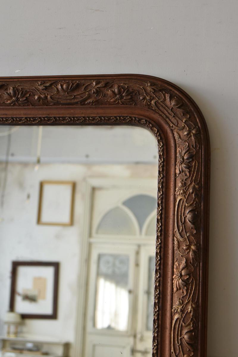 フランスアンティークインテリア アンティークミラー.57 ルイ