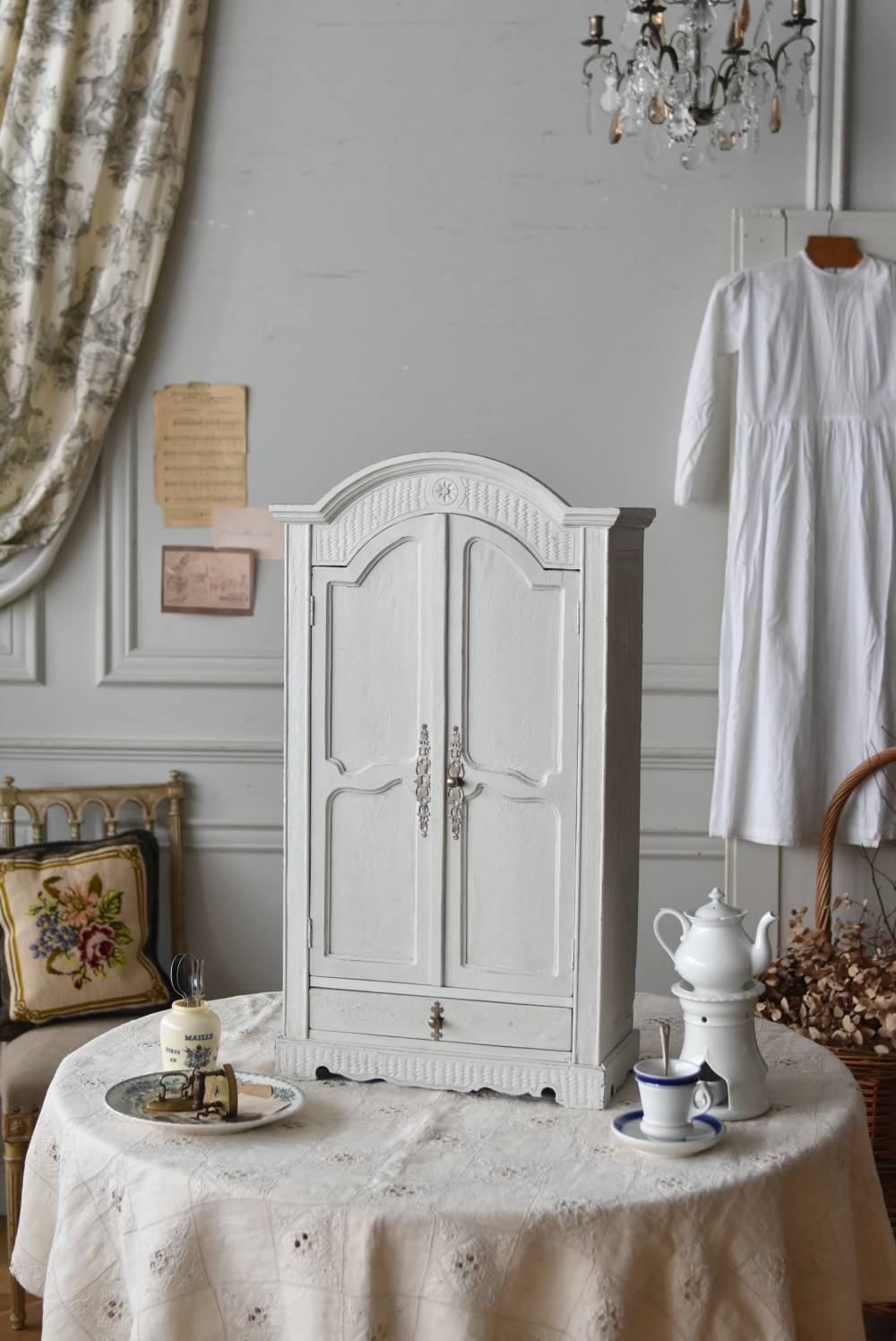 アンティークスモールキャビネット.9 フランスアンティーク家具 卓上