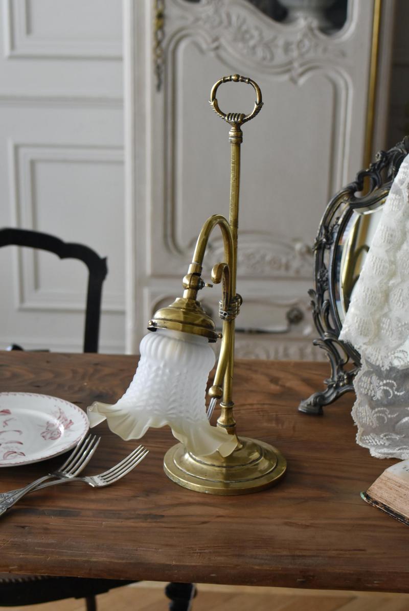 フランスアンティークインテリア デスクランプ.36 フレンチ照明