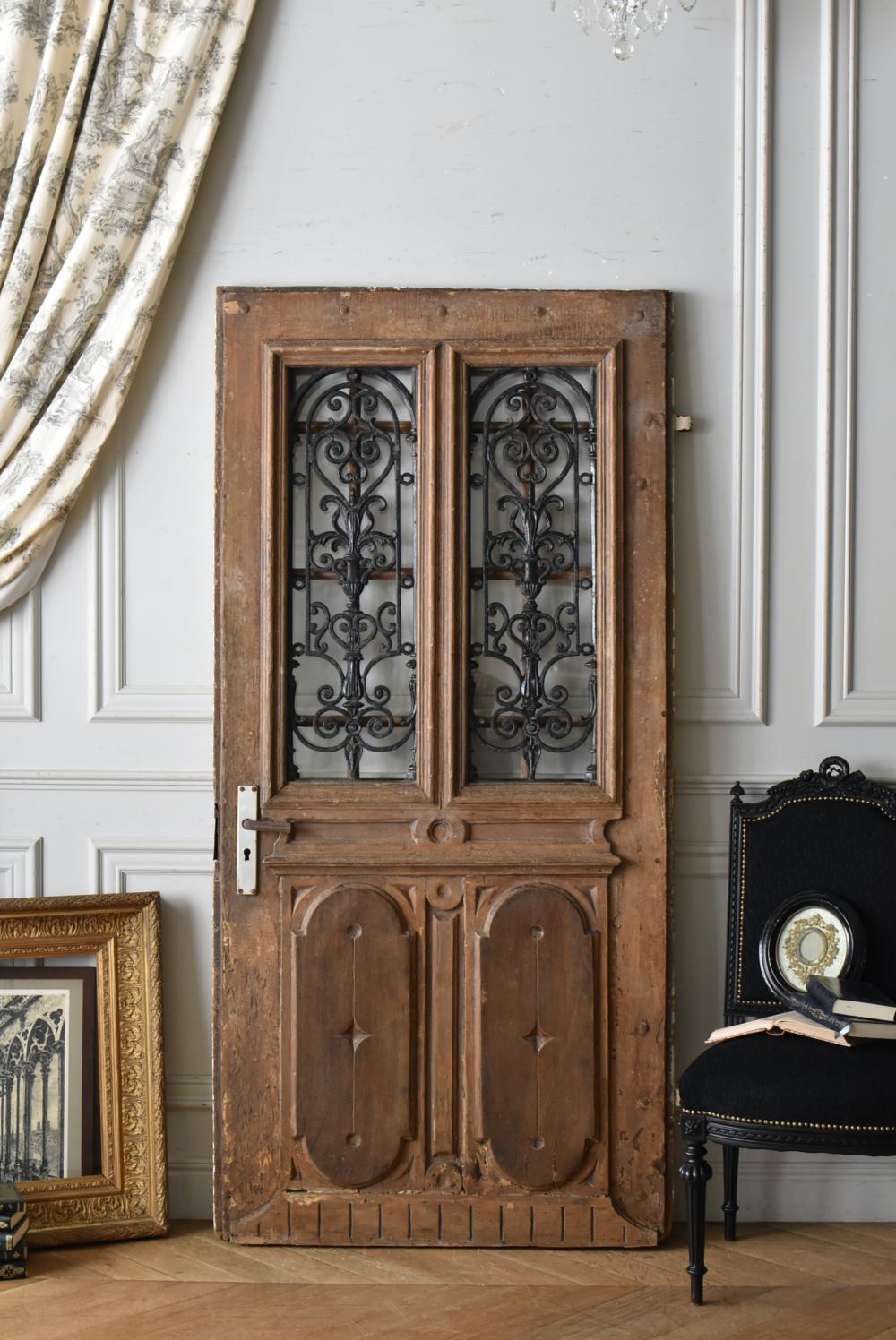 フランスアンティーク建具 アンティークアイアンドア.26 フレンチドア