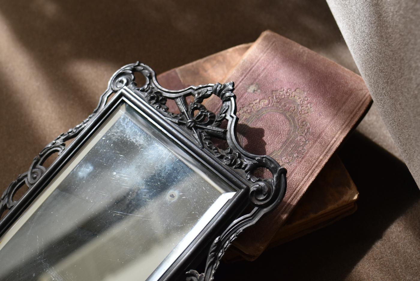 フランスアンティークインテリア スタンドミラー.9 アンティークミラー