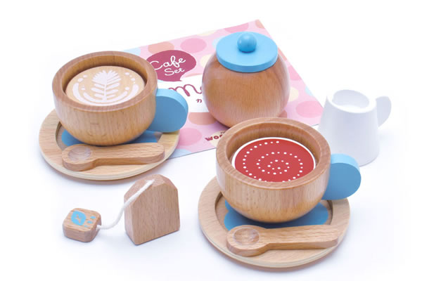 ウッディプッディ はじめてのおままごと カフェセット【おもちゃ