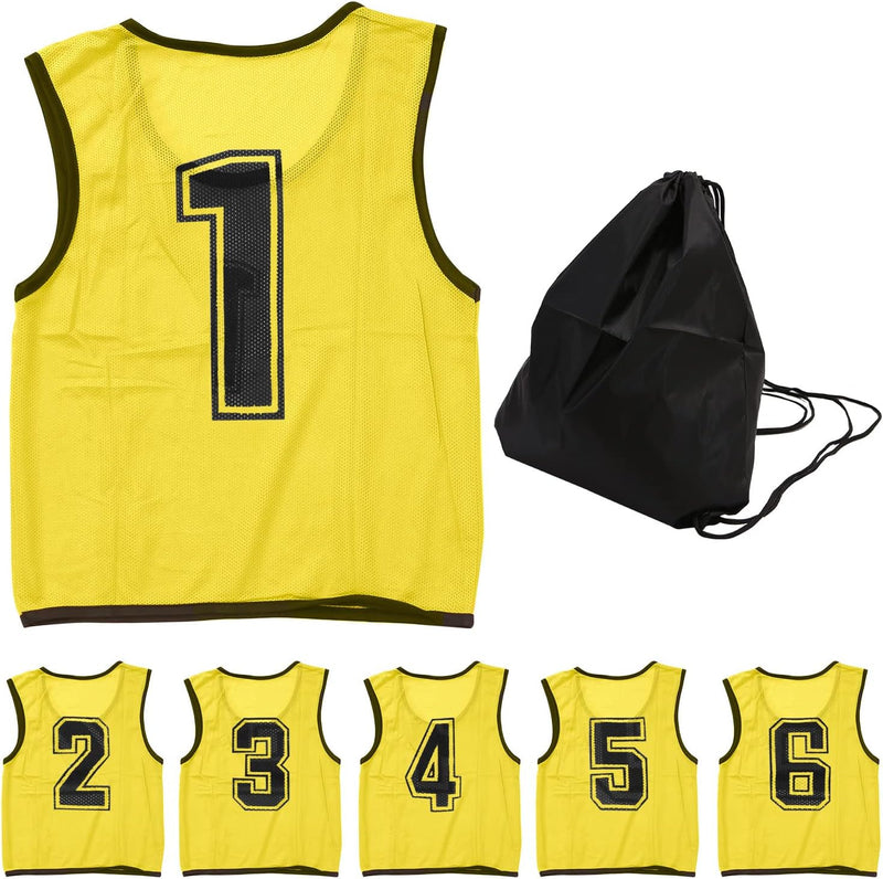 ロジック ビブス6枚セット 子供用 収納バッグ付き [ゼッケン