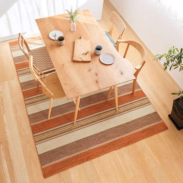 ER2281 商品詳細 リバーシブル・ストライプシリーズ02 |ラグ 絨毯通販