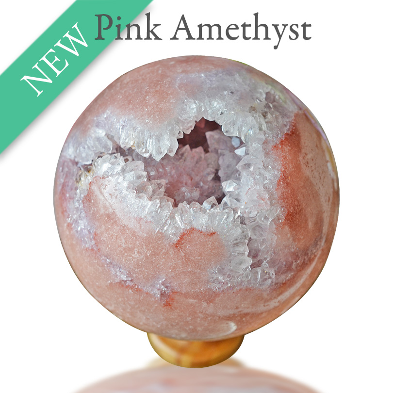 ハイグレードピンクアメジストスフィア 86mm| LOTUS for BrIGHT