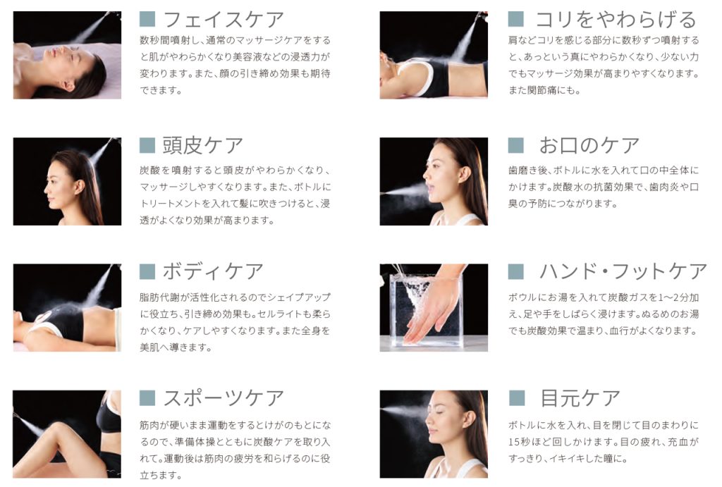 レヴィ 炭酸アトマイザー本体＋エアブラシ | LOUVREDO ルーヴルドー