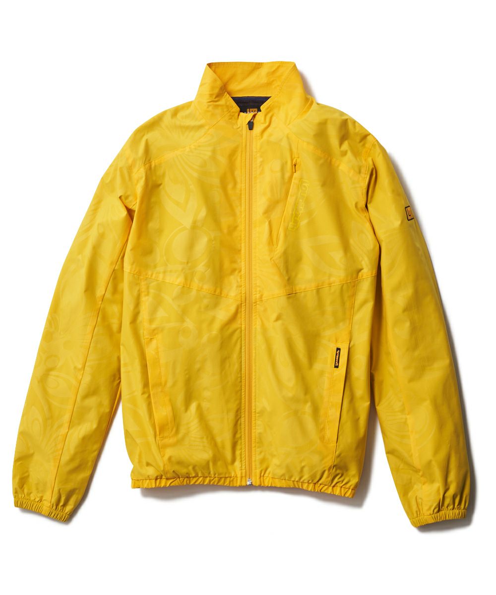 メンズ 裏蓄熱軽量ニットジャケット 千鳥柄 オレンジ | LOUDMOUTH JAPAN