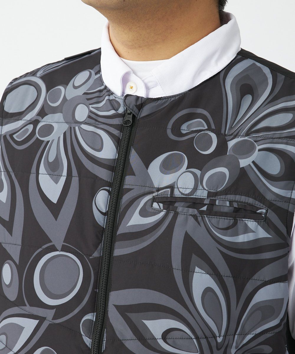 メンズ HOTOPIA中綿電熱ベスト Shagadelic Silver シャガデリック