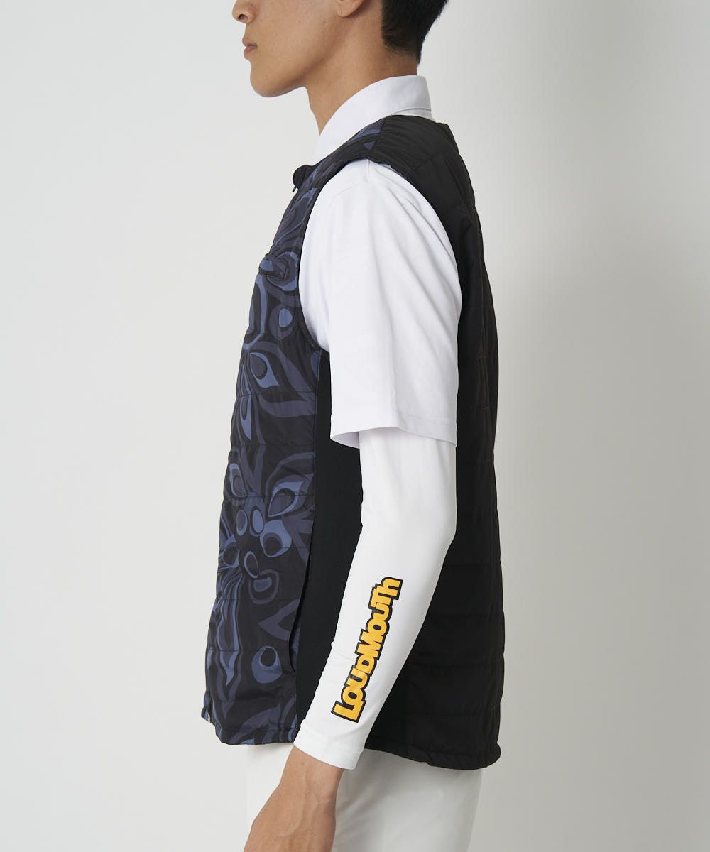 メンズ HOTOPIA中綿電熱ベスト Shagadelic Gray シャガデリックグレー