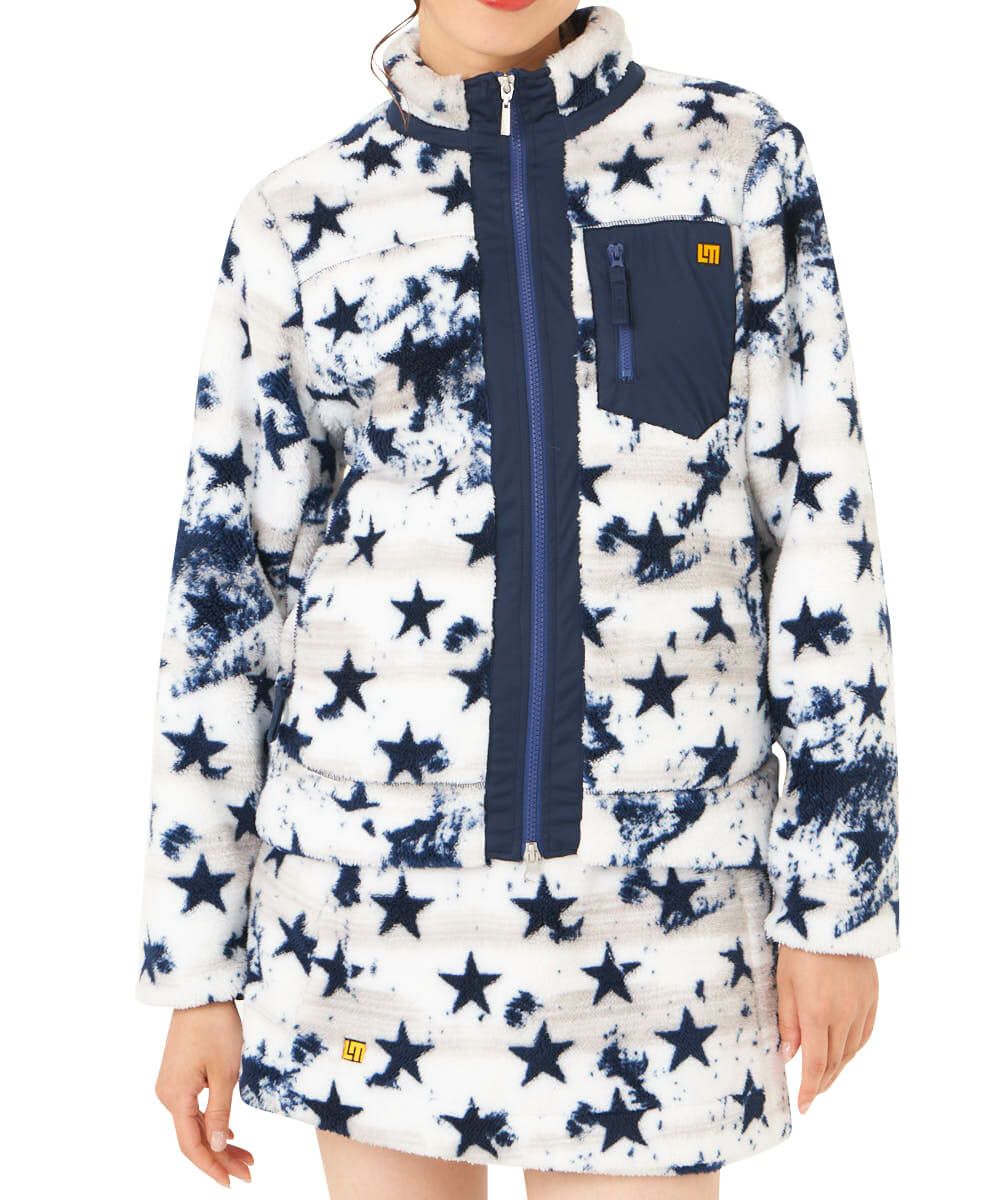 レディース 裏蓄熱フリースブルゾン ホワイト | LOUDMOUTH JAPAN