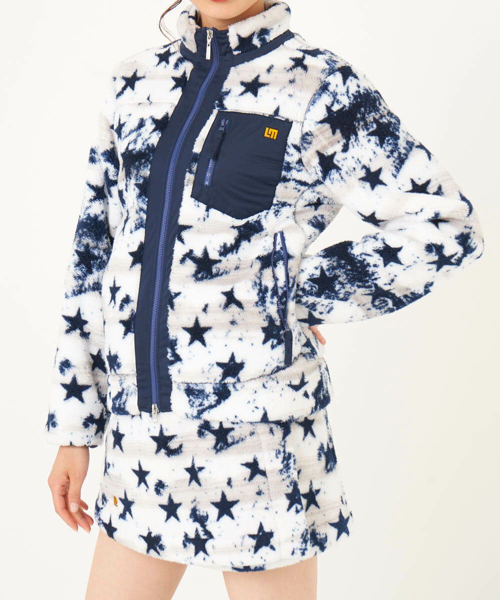 レディース 裏蓄熱フリースブルゾン ホワイト | LOUDMOUTH JAPAN