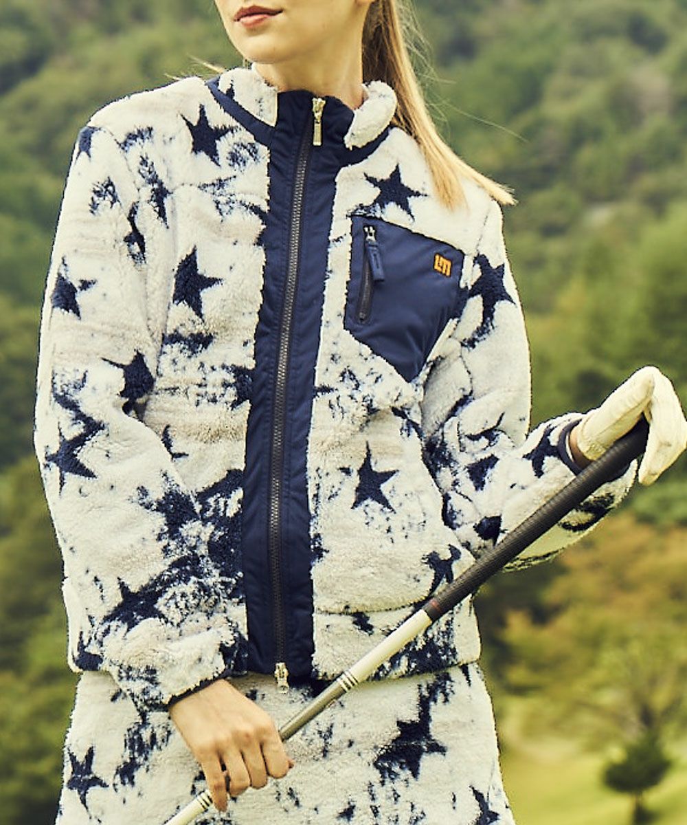 レディース 裏蓄熱フリースブルゾン ホワイト | LOUDMOUTH JAPAN