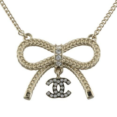 シャネル ネックレス レディース シャンパンゴールド CHANEL ABE650