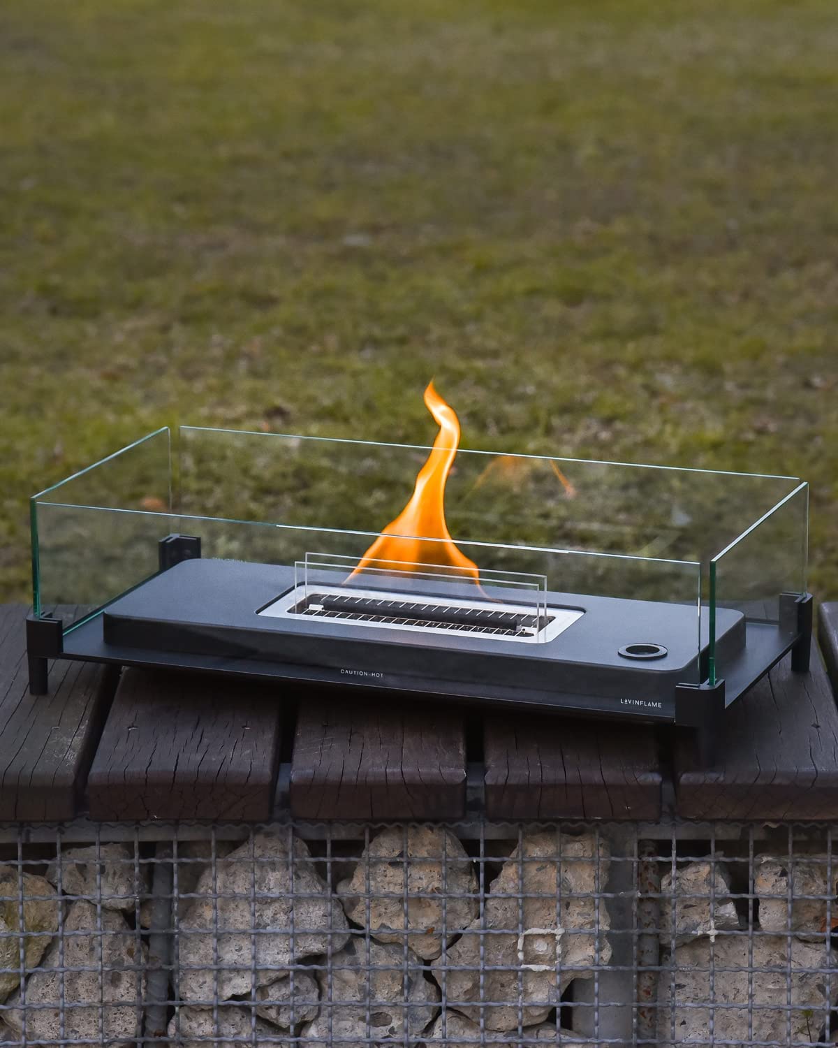 ラヴィンフレーム Tabletop Fire Pit グラスガードセット ラヴィン