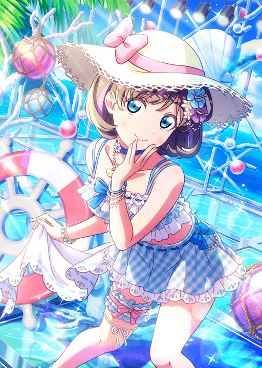 常夏のプール】唐可可 | ラブライブ！スクフェス カードDB