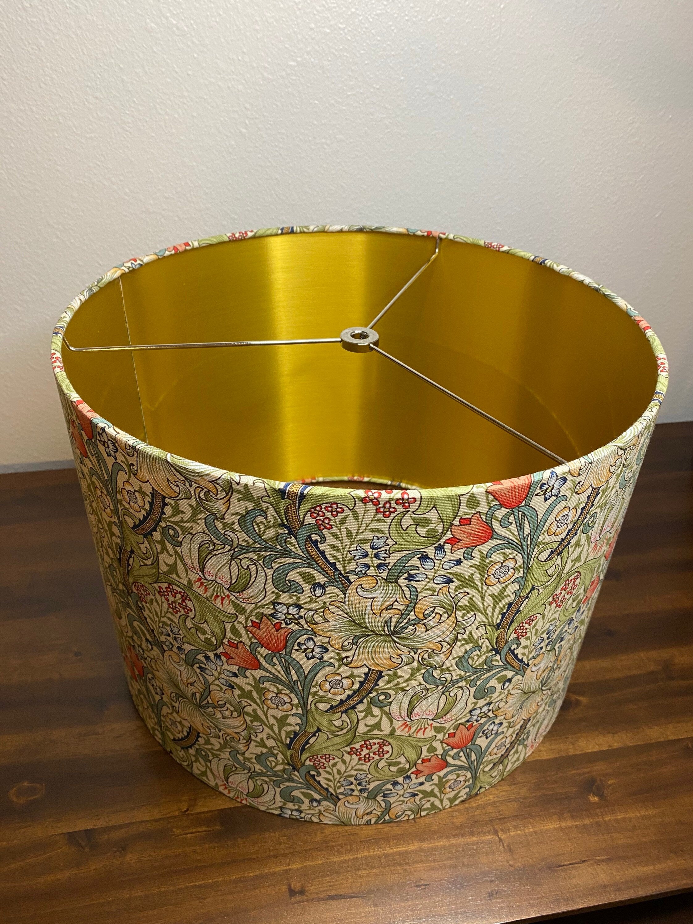 William Morris Golden Lily Handmade Lampshade – LouSeal Handmade