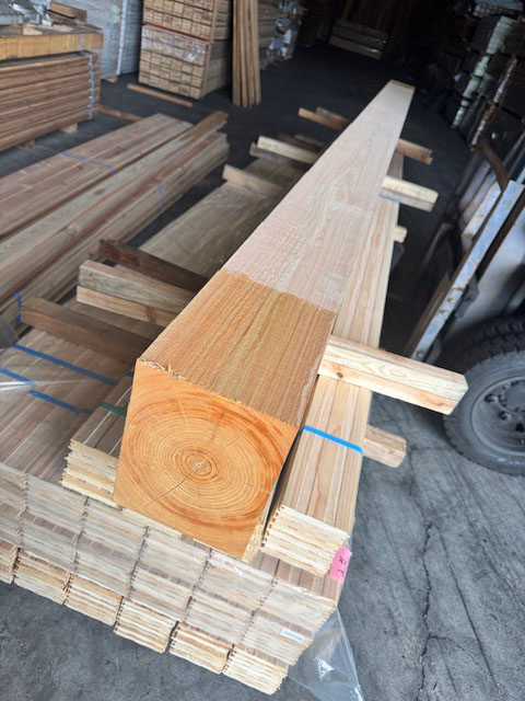 国産 高級 桧ひのき ヒノキ 角材 柱材 大黒柱 通販 社寺建築材 寺社