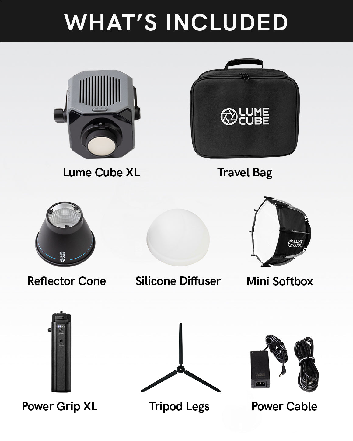Lume Cube XL Mobile Lighting Kit - Portable RGB Mini COB Light Kit