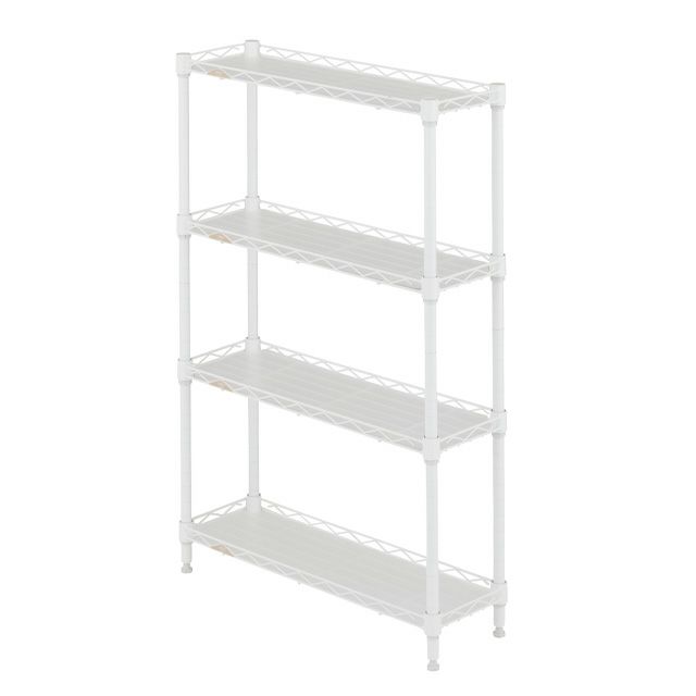 キッチンワゴン 幅80cm 4段 バタフライワゴン 木製 幅80.5(折り畳み時