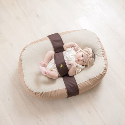 おやすみたまごキープベルト】柔らかい素材で優しくホールド寝返り防止