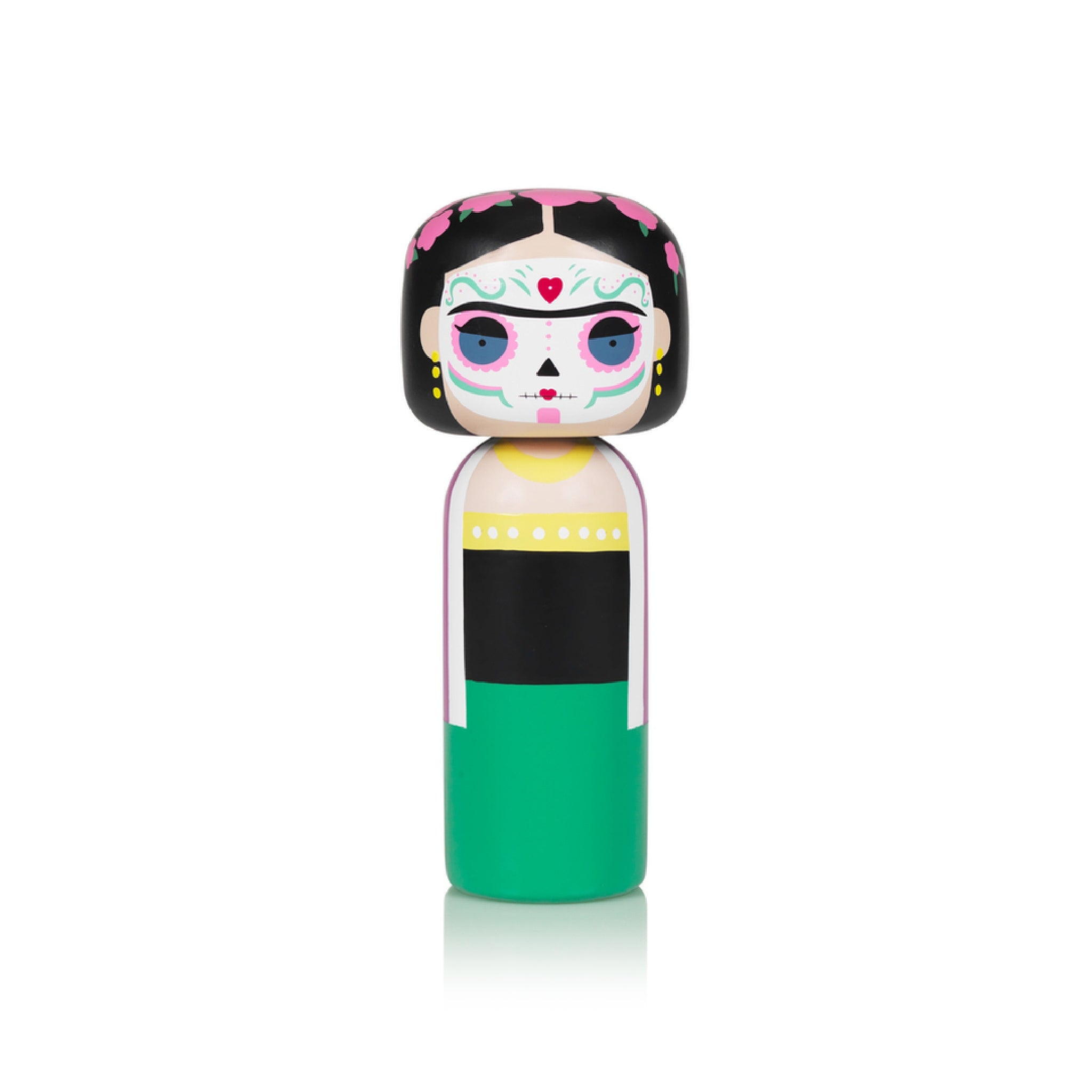 Kokeshi Doll - Frida, Dia De Los Muertos – Lucie Kaas