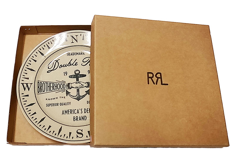 RRL Stoneware Logo Plate 