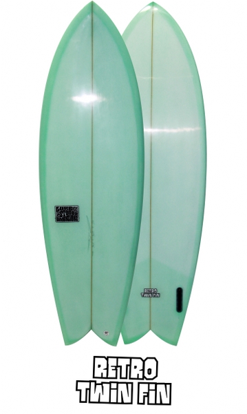 RETRO TWIN FIN | Luke Studer Surfboards