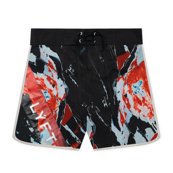 LÝFT Original Graphic Stage Shorts - Ryo Terashima Type - Red