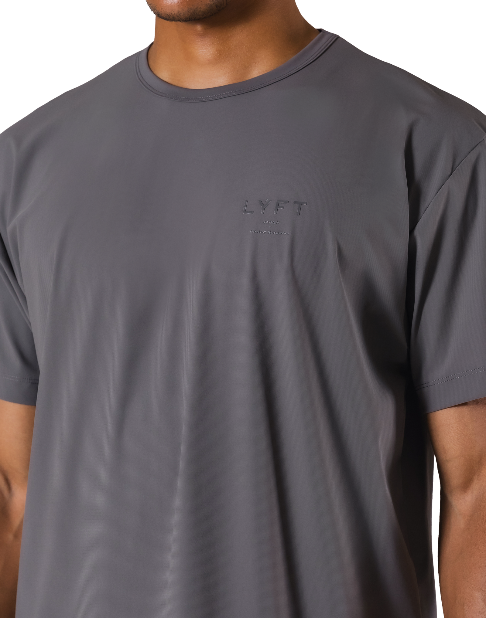 Stretch Nylon Standard T-Shirt - D.Grey – LÝFT