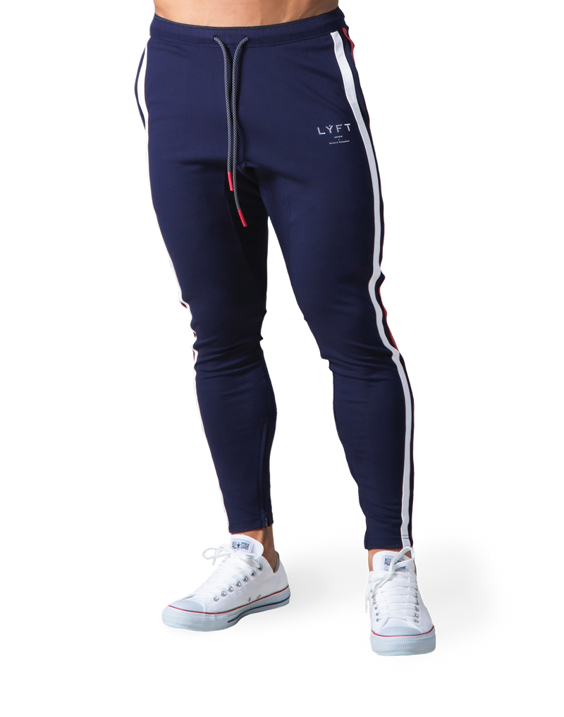 LYFT Stretch 2 Line Pants - Navy – LÝFT