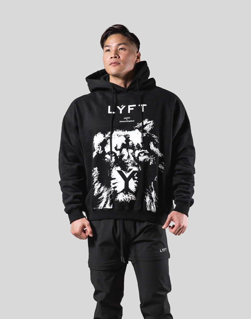 Lion Pullover Hoodie - Black – LÝFT