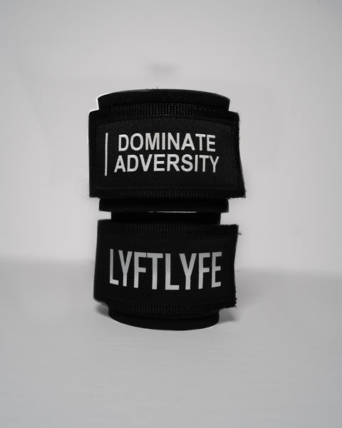 LYFT Wrist Wraps - Black&Black - LYFTLYFE APPAREL