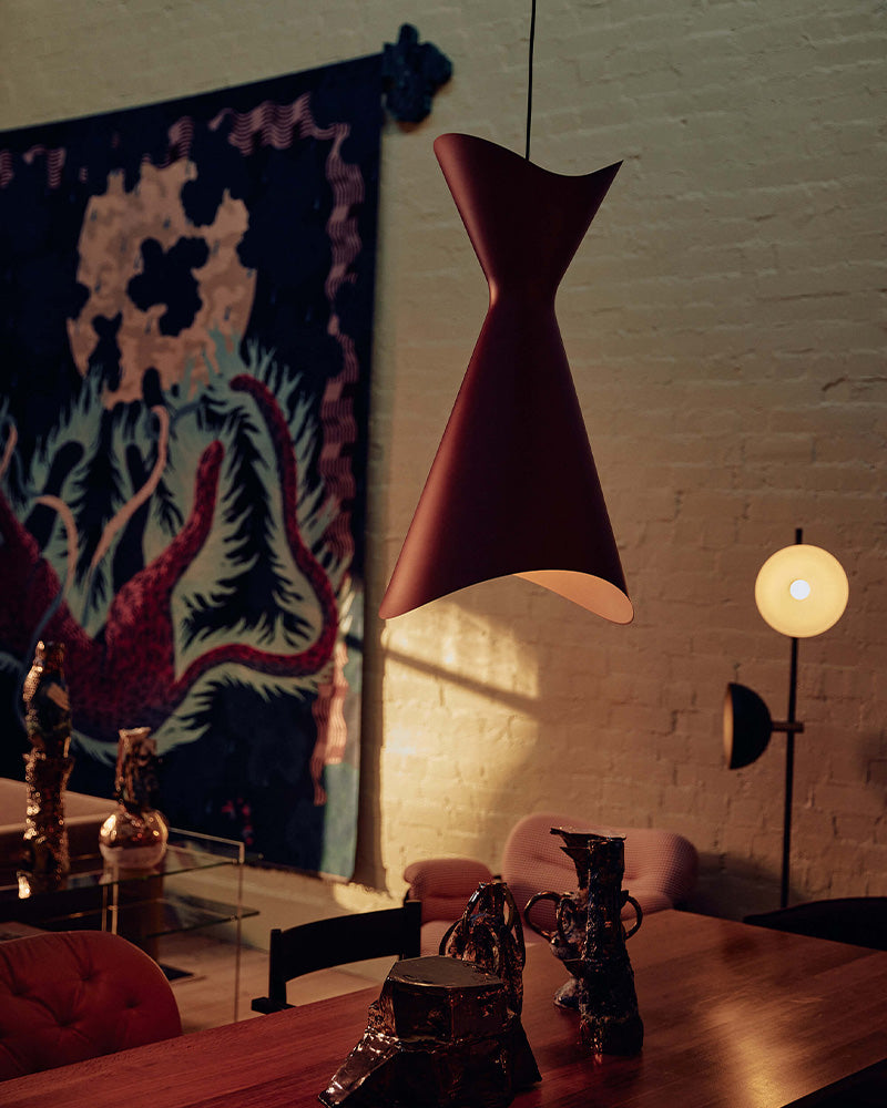 NINOTCHKA 275 pendant | matte Red, White, Black | LYFA