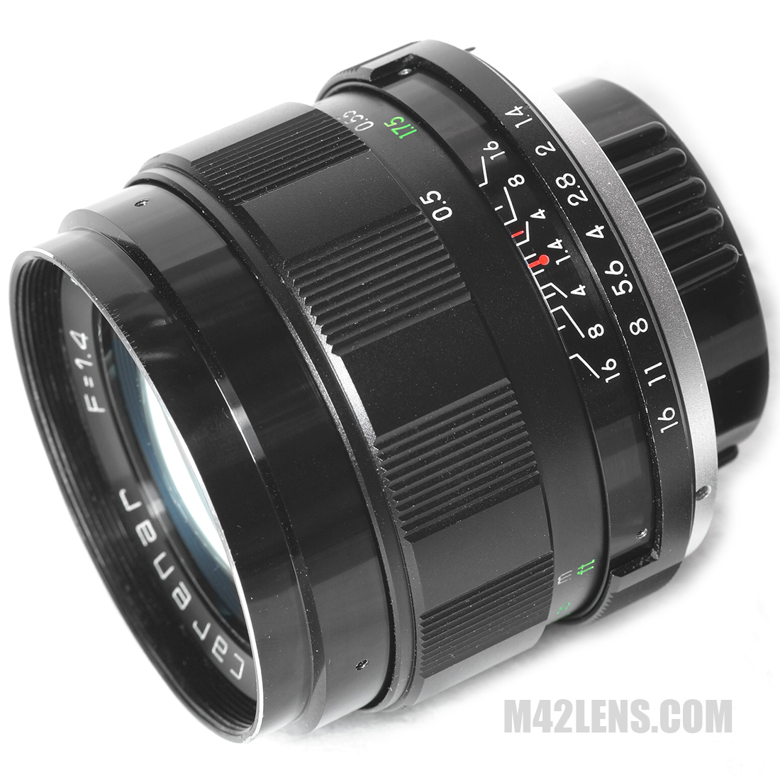 M42 Lens Database - Carenar Super Carenar 55mm f/1.4-16 - M42 Lens