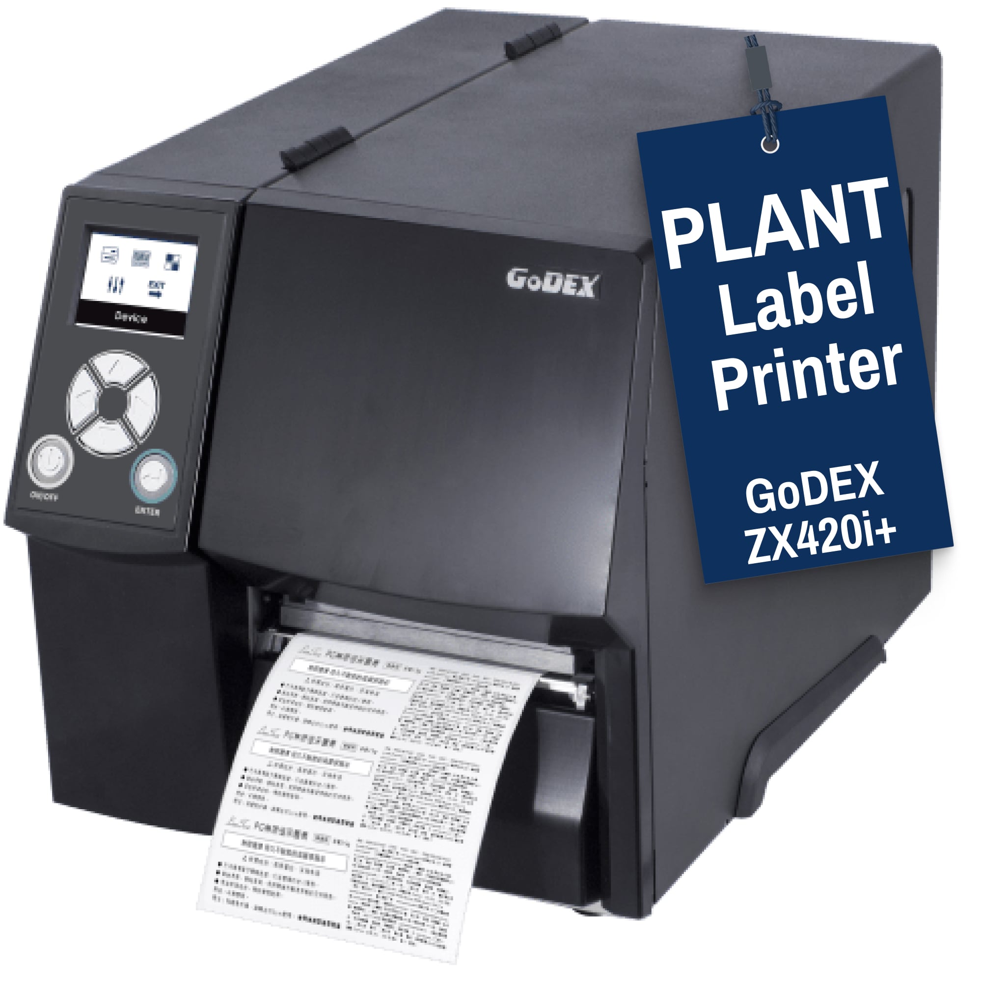 GoDEX ZX420i+ Plant Label Printer | Industry Nursery Printer