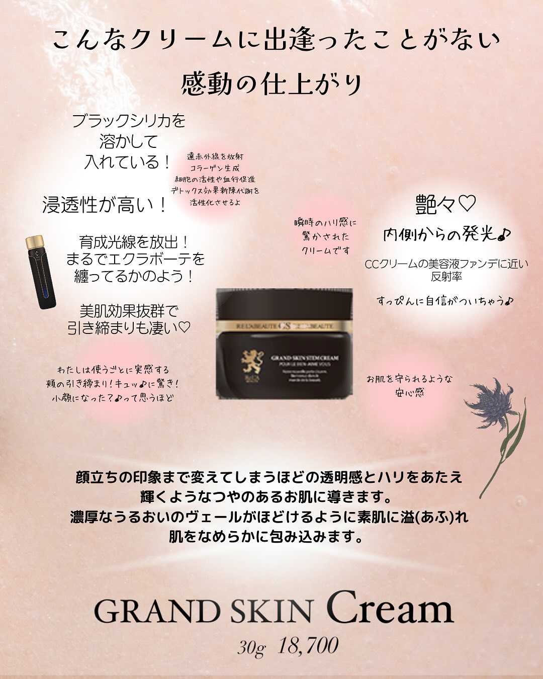 GRAND SKIN CREAM | リアボーテスキンケア | 恵比寿のエステならMa-Beaute