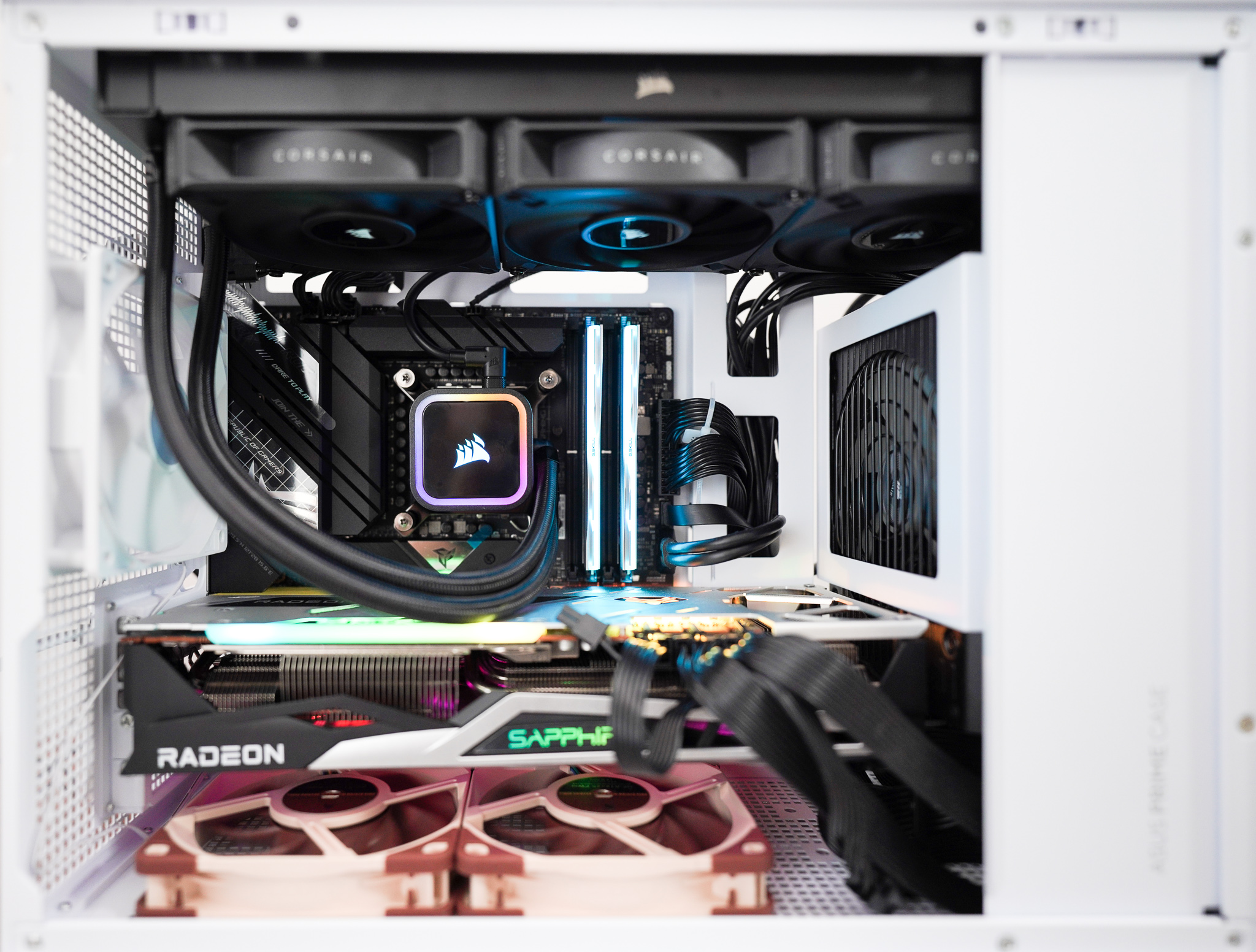 ASUS Prime AP201 MicroATX ケース レビュー ～360mm簡易水冷と長尺