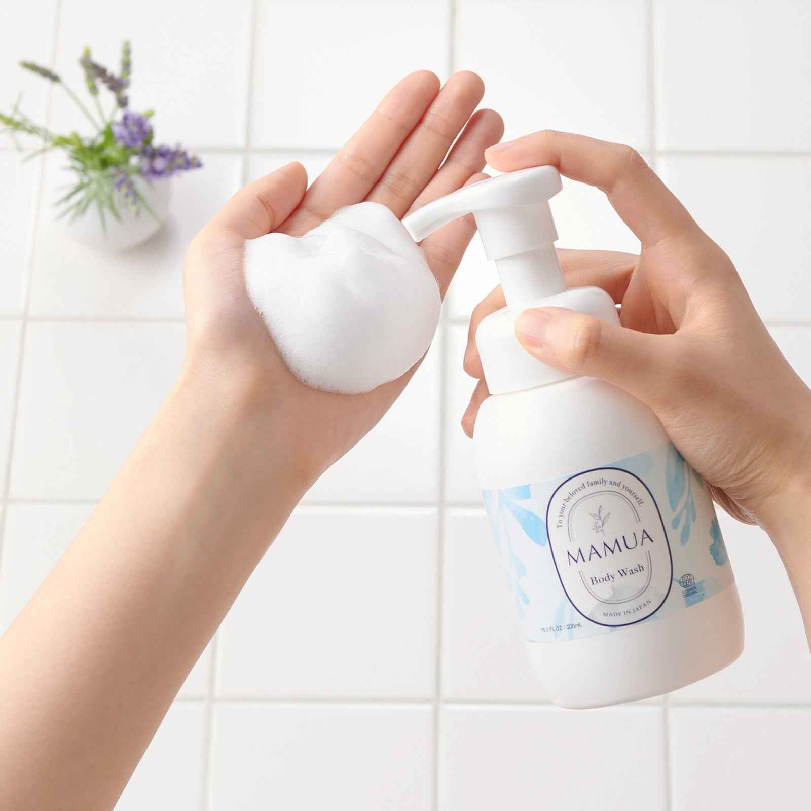 MAMAUA(マムア）泡ボディウォッシュ 300mL エコサート コスモス