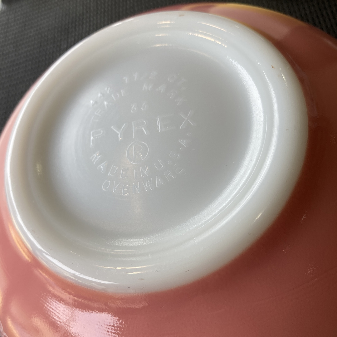 シンデレラミキシングボウル グースベリー ピンク Mサイズ 1950～1960