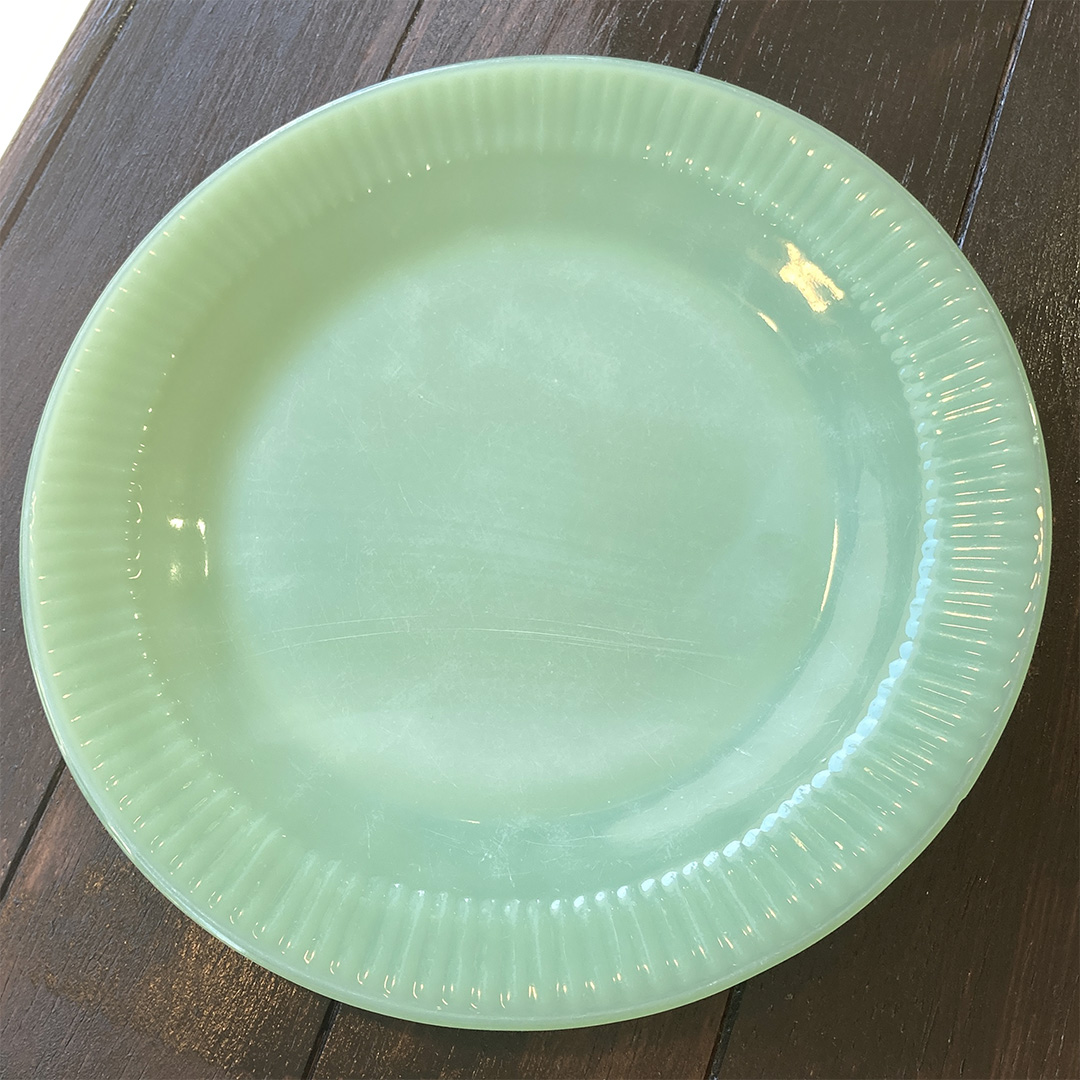 ジェーンレイ サラダプレート ジェダイ刻印つき Fire-king