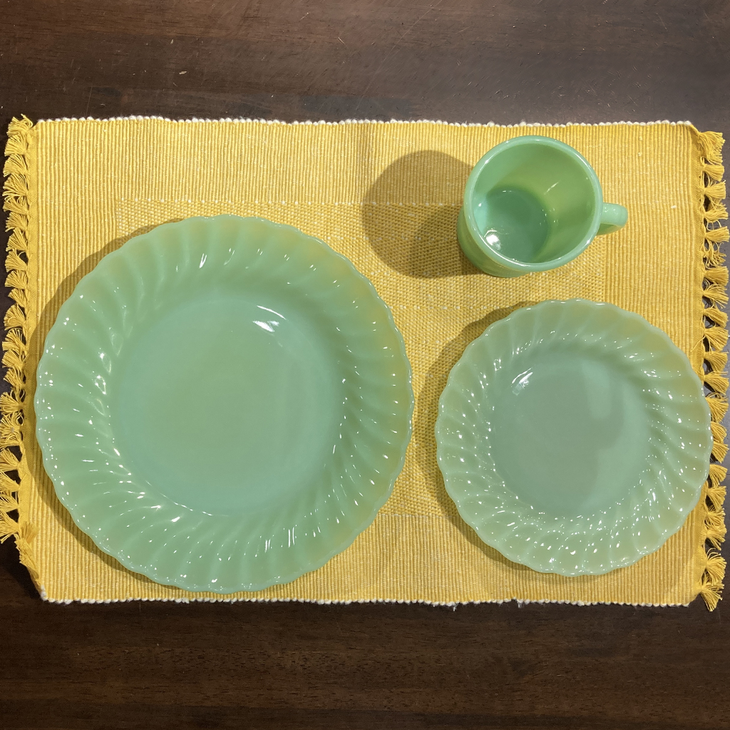 シェルサラダプレートジェダイ 1965～1976年製造 Fire-king