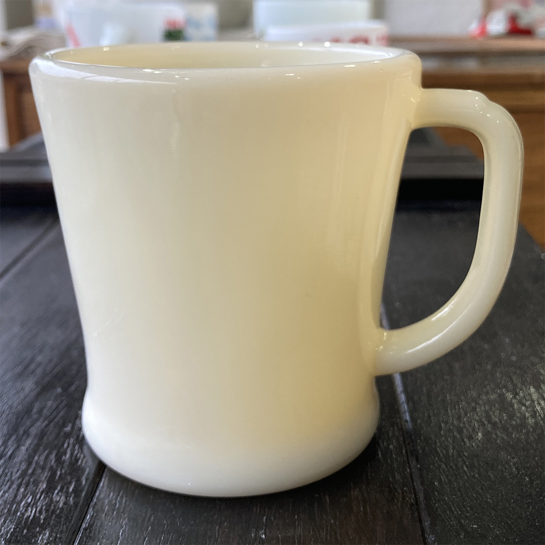 Dハンドル シェービングマグ ダークアイボリー 1952年～1955年頃製造