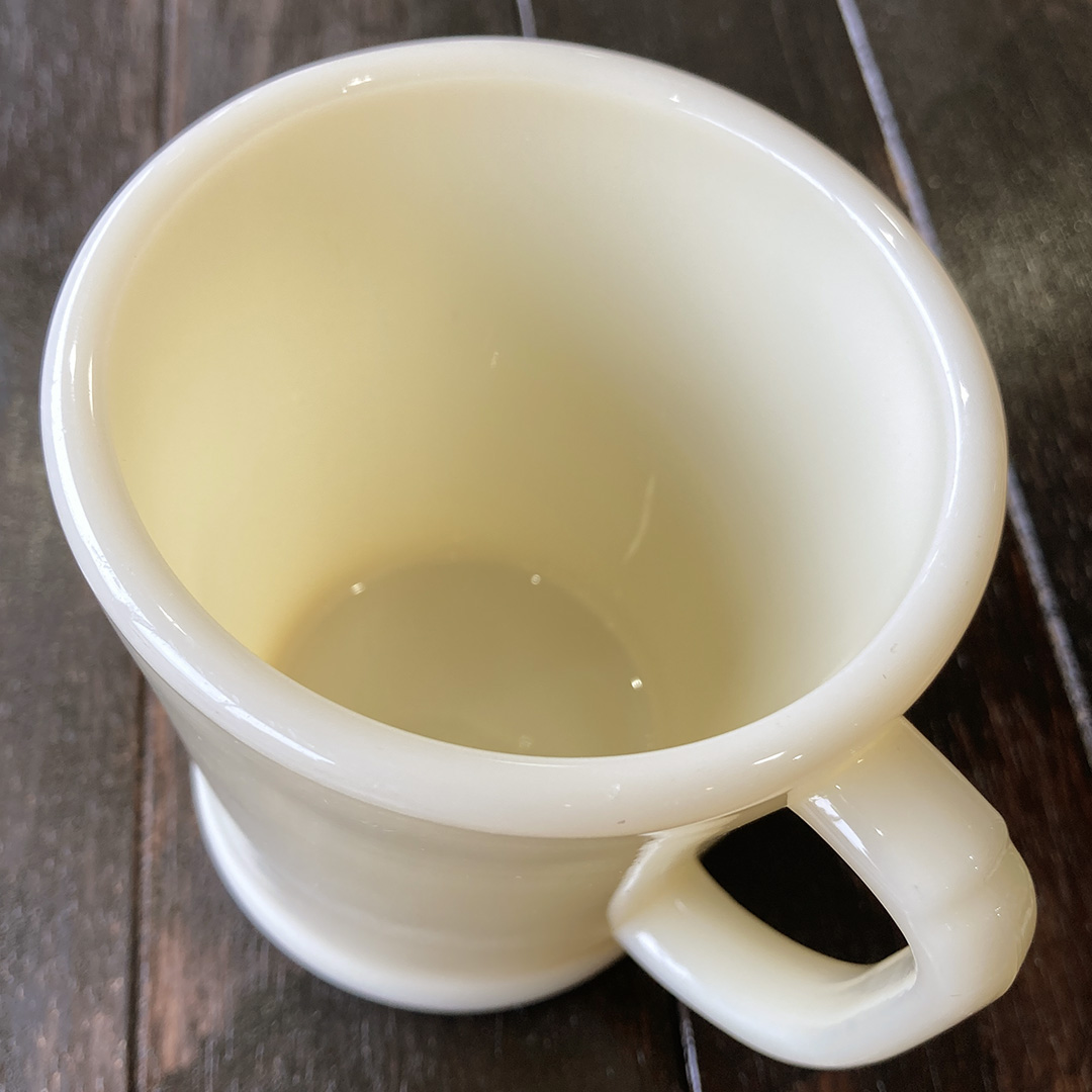 Dハンドル シェービングマグ ダークアイボリー 1952年～1955年頃製造