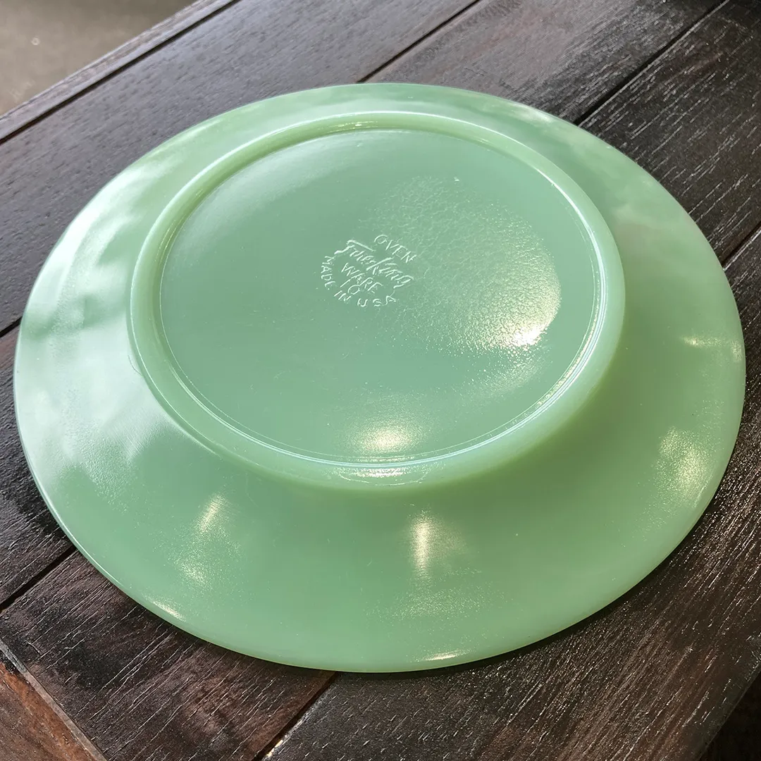 ジェーンレイ サラダプレート ジェダイ刻印つき Fire-king