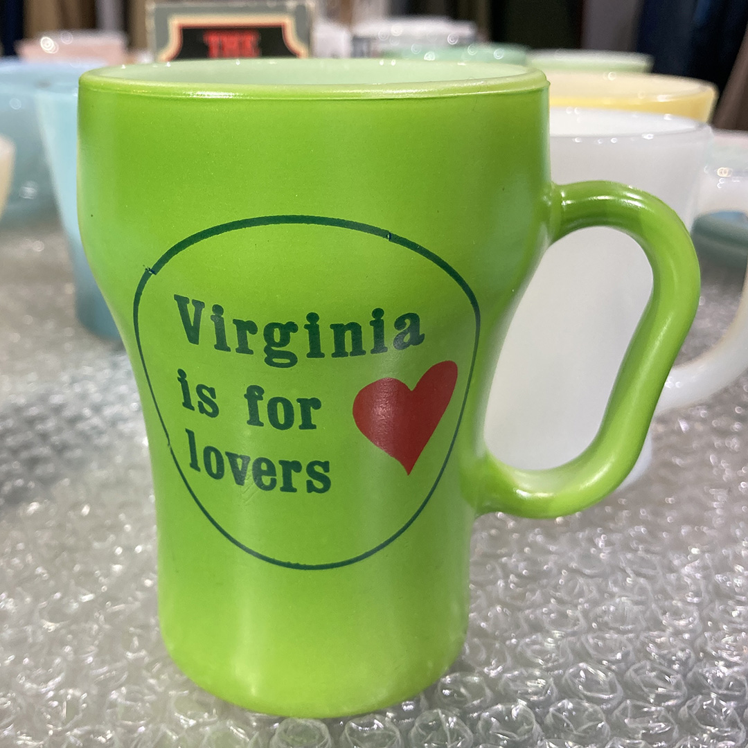 ソーダマグ緑 バージニア州 1960年代～1976年頃製造デッドストック