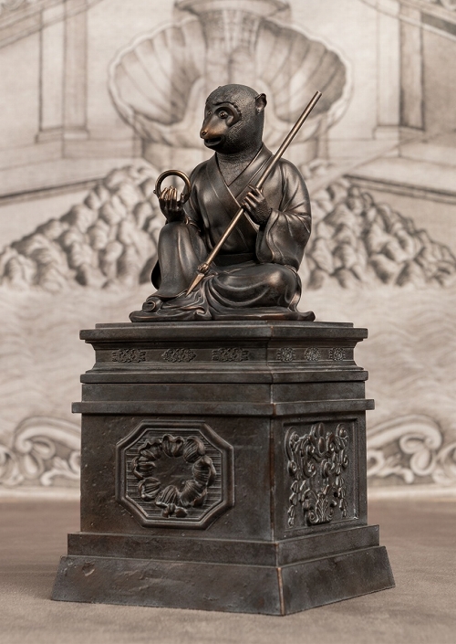 円明園 十二生肖獣首銅像 猿 1/6 スタチュー